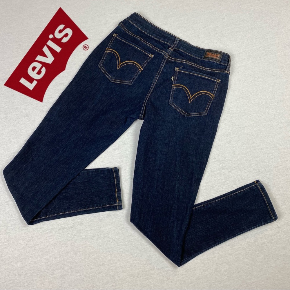 EUC Levi’s Legging Dark Wash Stretch Skinny Jeans